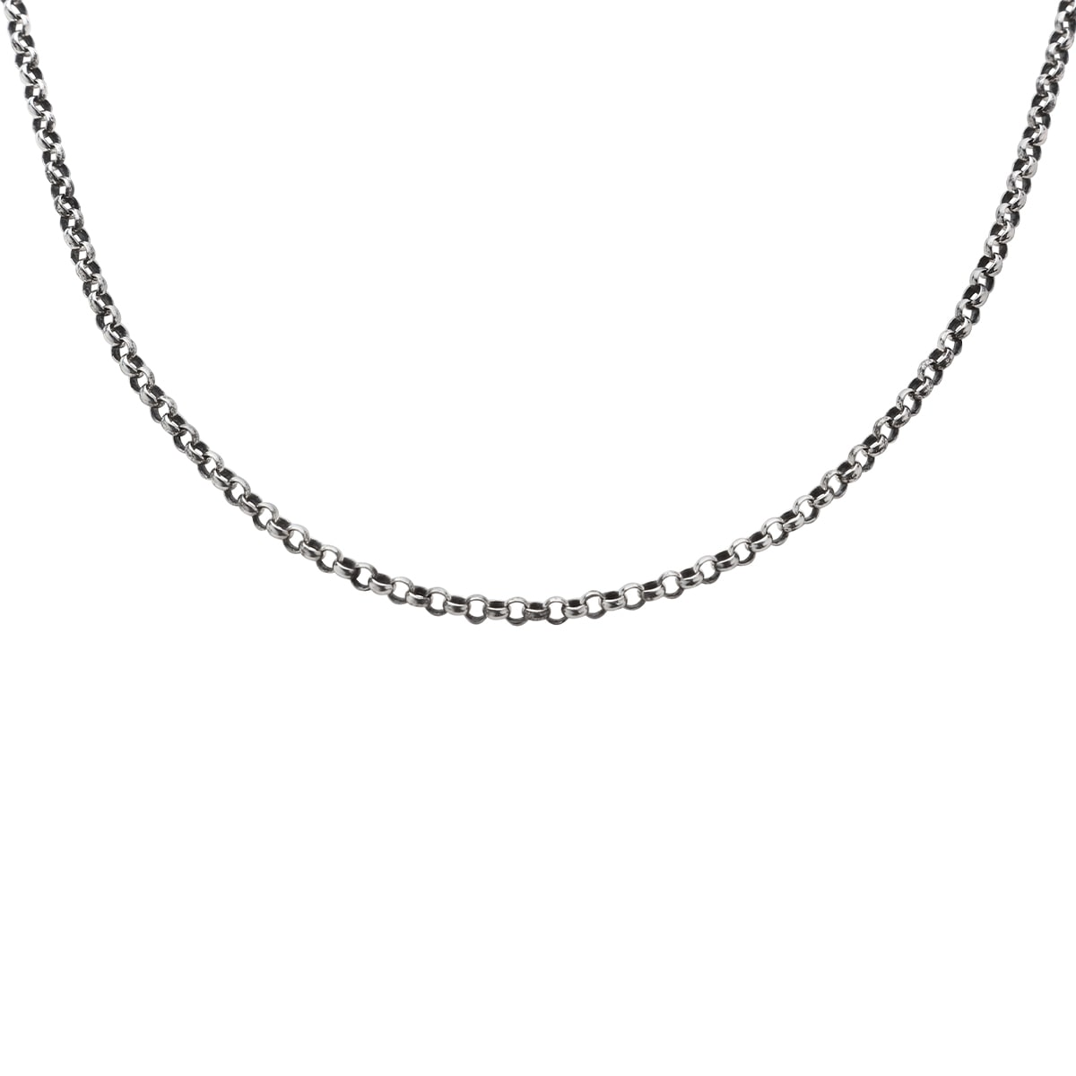 美品 SAAD ベル、甲丸チェーン2.0.mm 44センチ ネックレスセット 甲丸