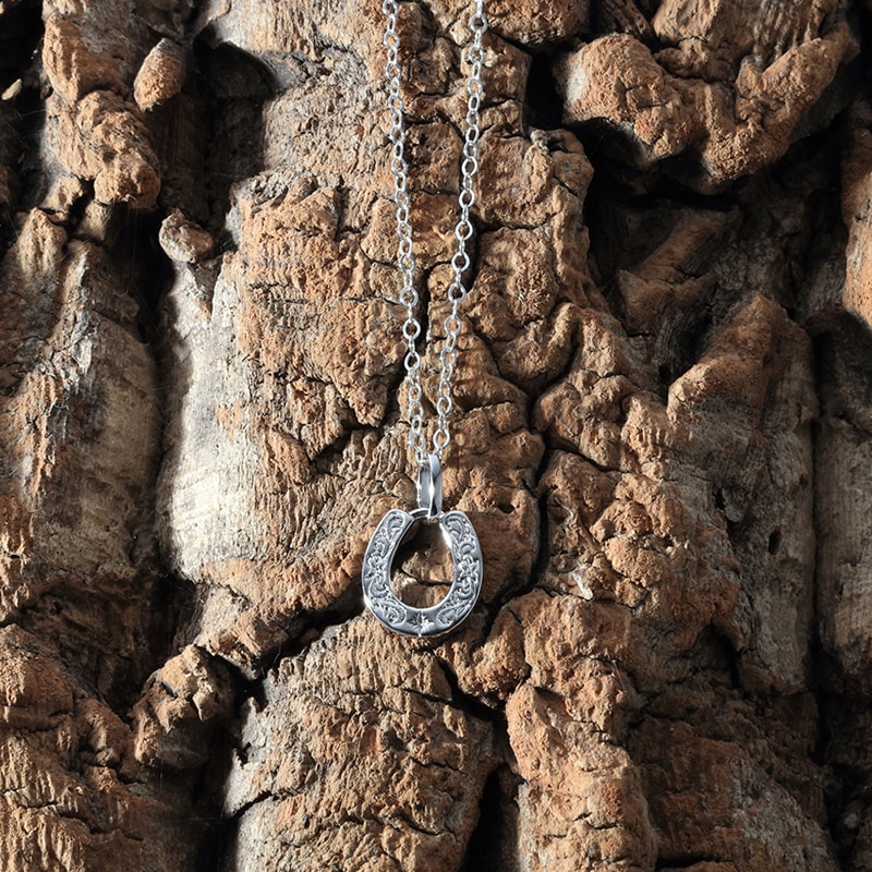 ホースシューモチーフ シルバー925製 ペンダントトップ｜全ての