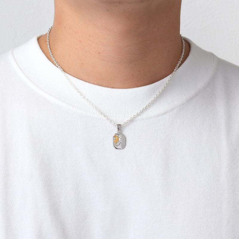 ココペリモチーフ シルバー925製 K18（18金）ゴールドプレート