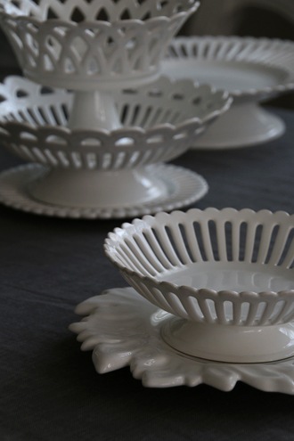 Bourg-Joly Malicorne足つきバスケットEmpire ボージョリーマルコリン