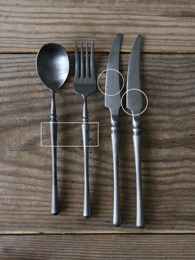カトラリー Claire マット ブラック スプーン ナイフ フォーク