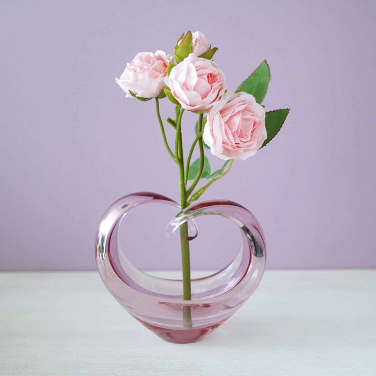 ハートクルヴァ：フラワーベース | 一輪挿し | Sghr