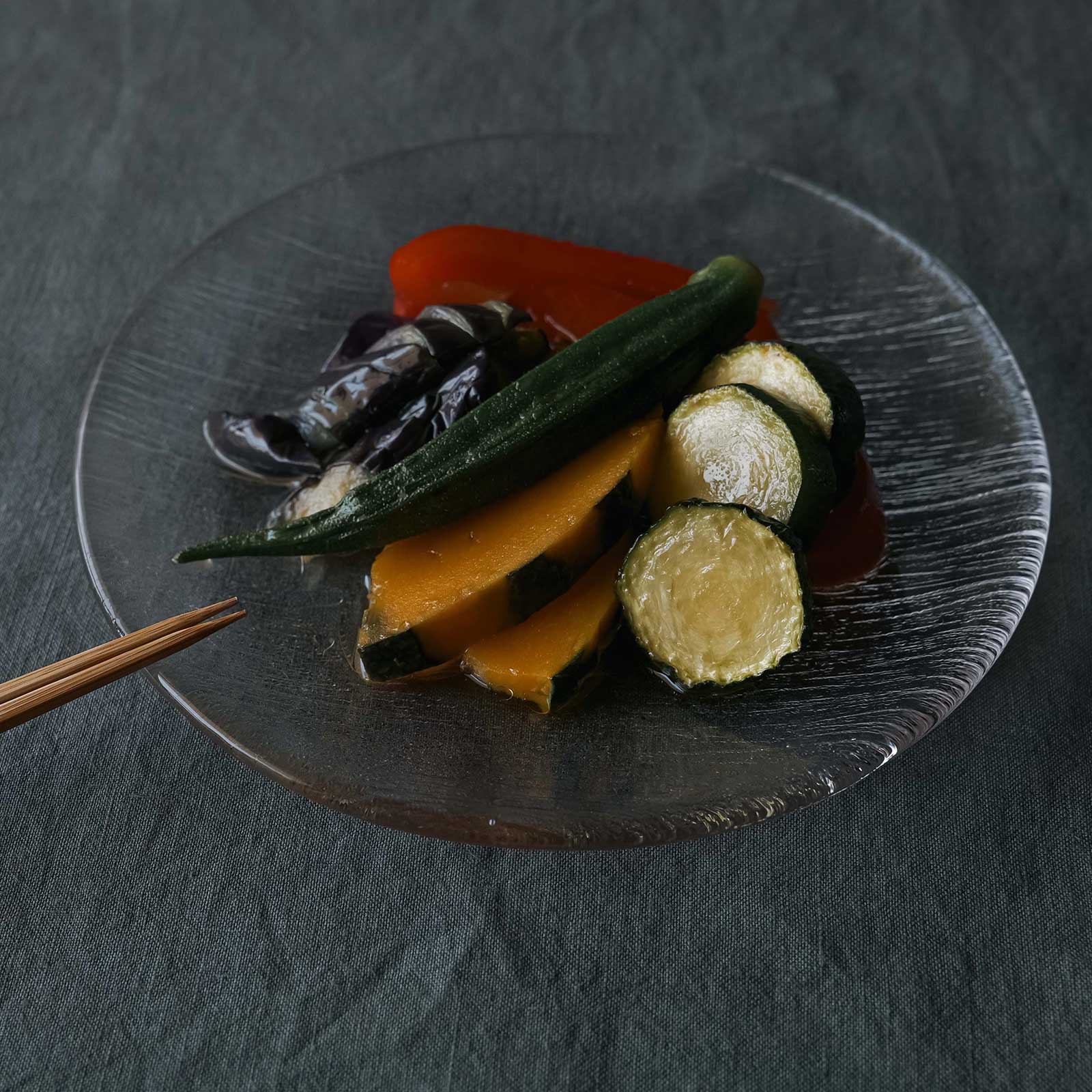 ひかりのすじ：丸形プレート (18cm) | 平皿 | Sghr