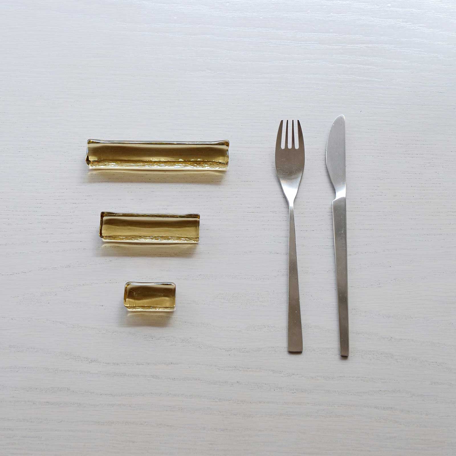 カトラリーレスト：四角 (L) 6本セット GIFT | ガラス製品 | Sghr