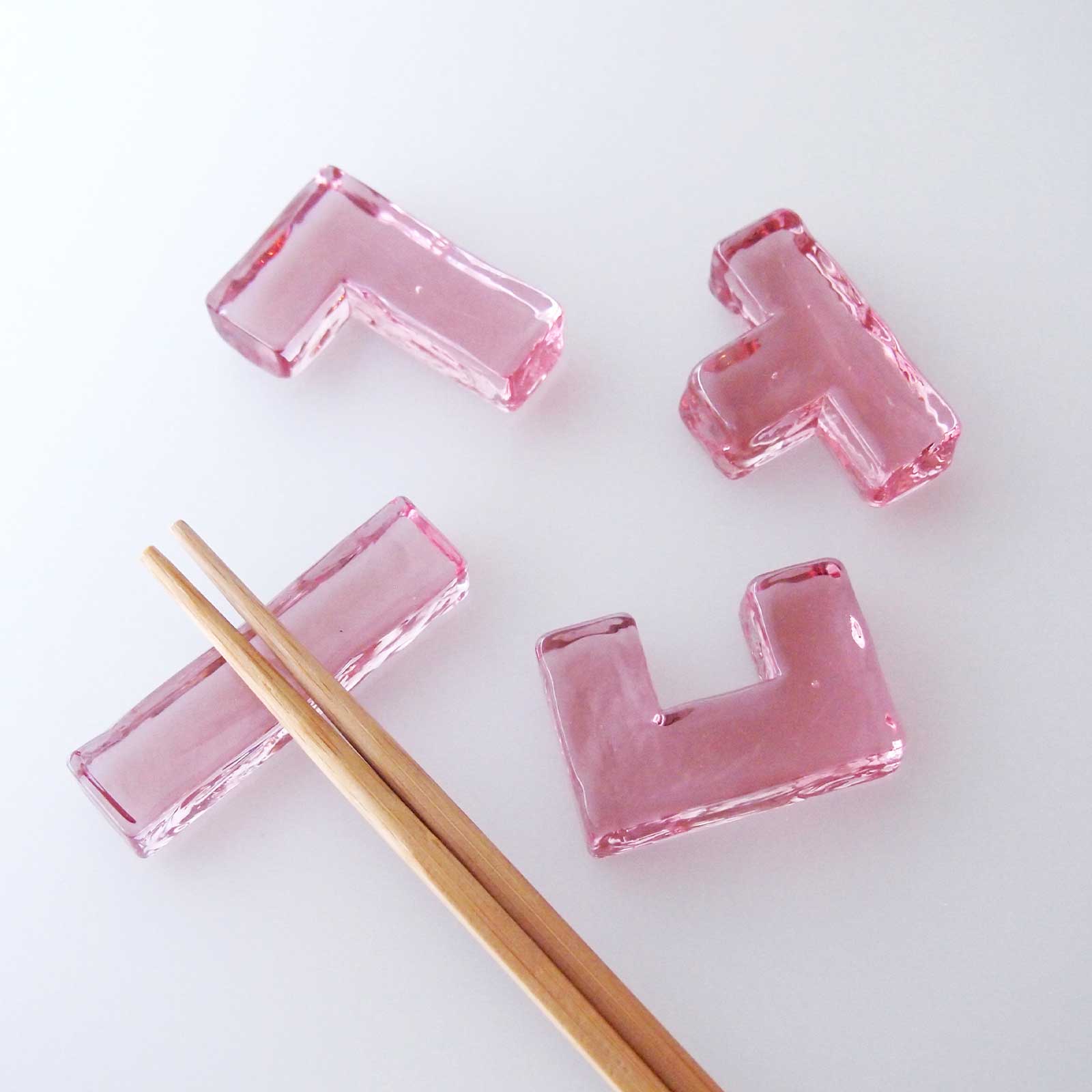 プレイ：箸置き・カトラリーレスト 4点セット GIFT | ガラス製品 | Sghr