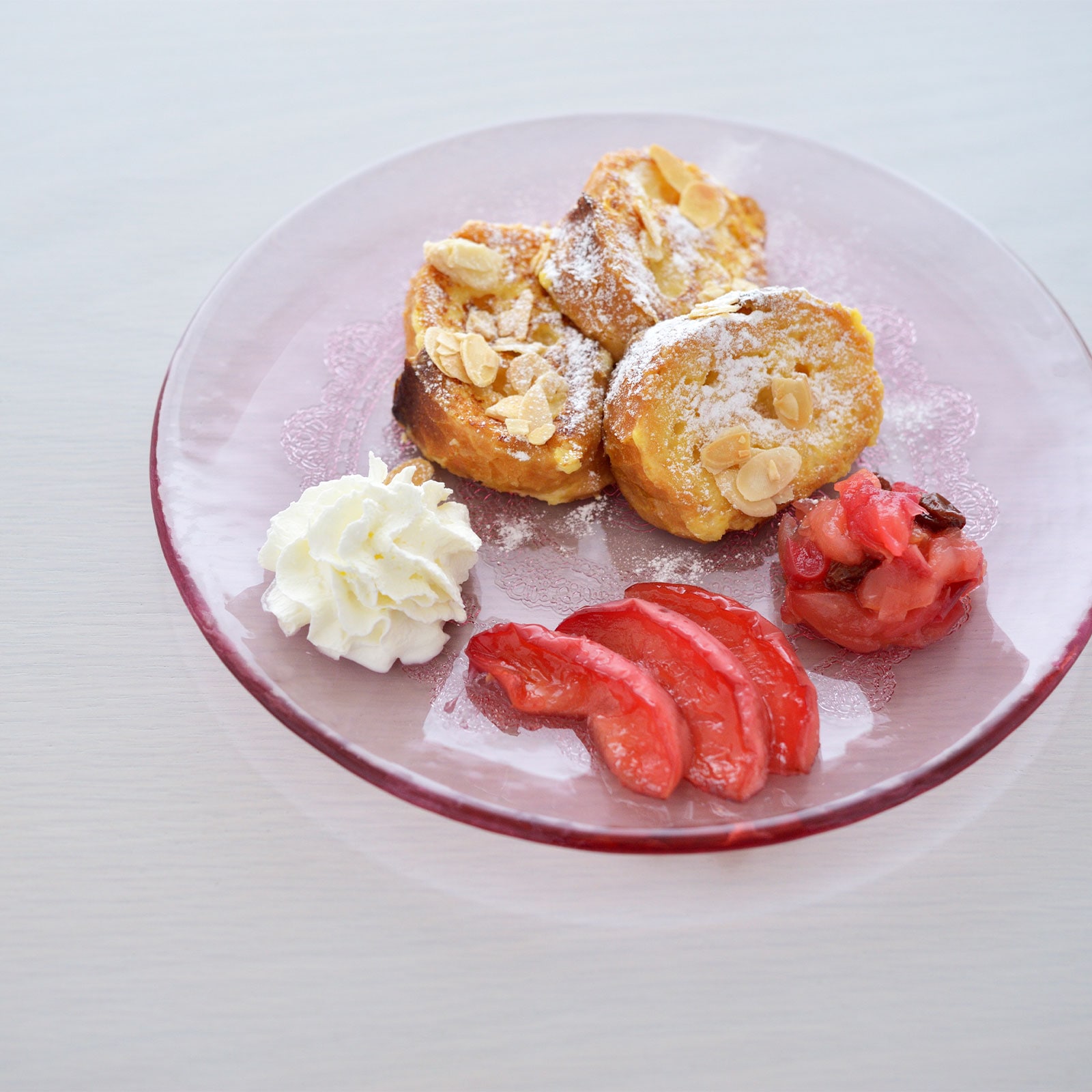 レース：丸形プレート (24cm) | 平皿 | Sghr