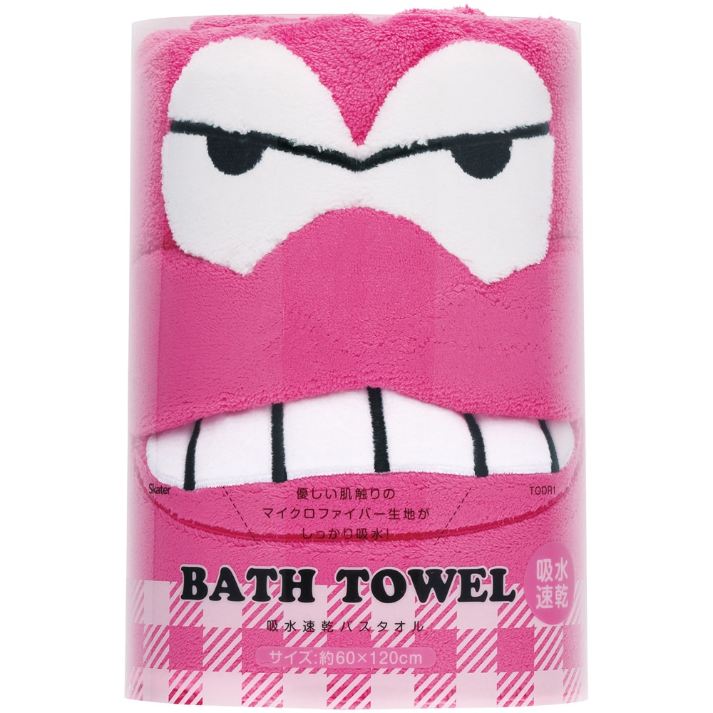 吸水速乾バスタオル クレヨンしんちゃん（ワニ山さん