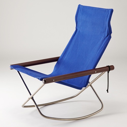 ニーチェアエックス ロッキング ダークブラウン／ブルー | Nychair X