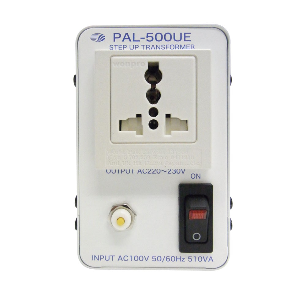 PAL-500UE 国内用 510W 変圧器 アップトランス [スワロー電機] | 海外