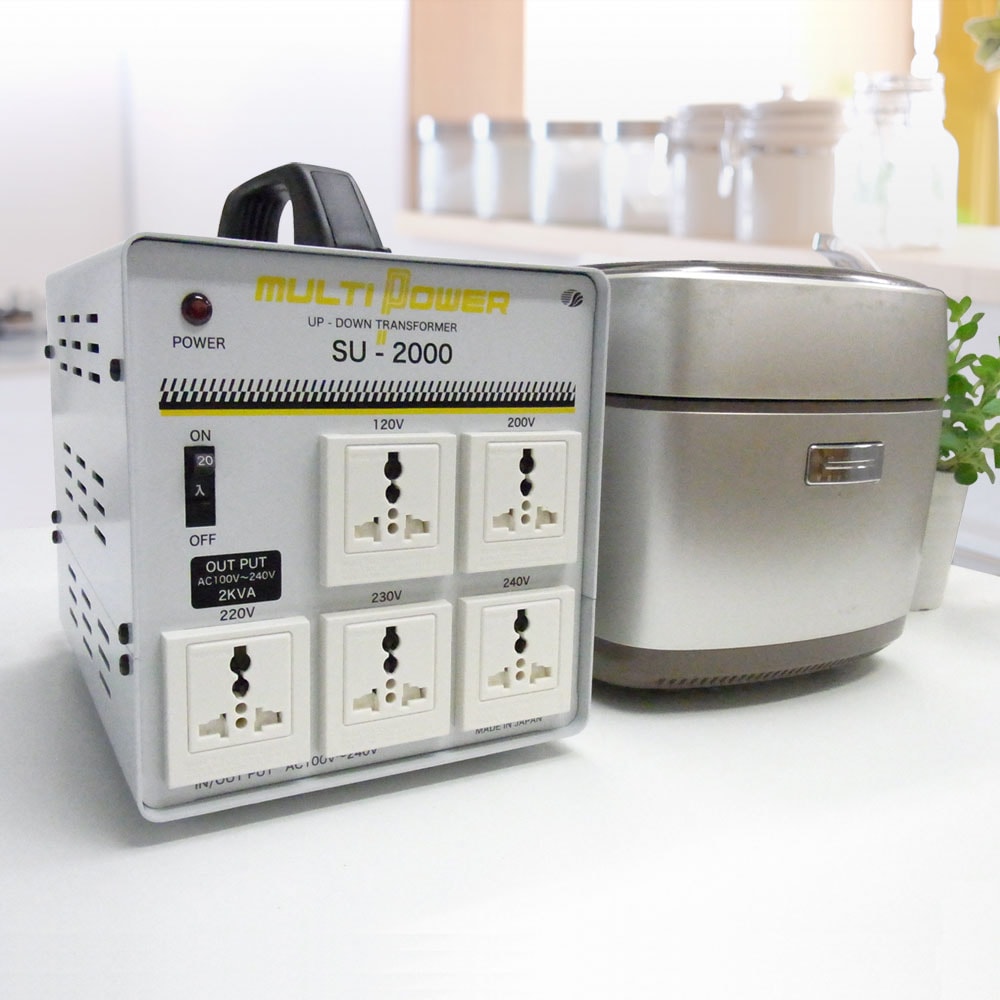 SU-2000-DN 海外国内用 2000W 変圧器 アップダウントランス(二重梱包