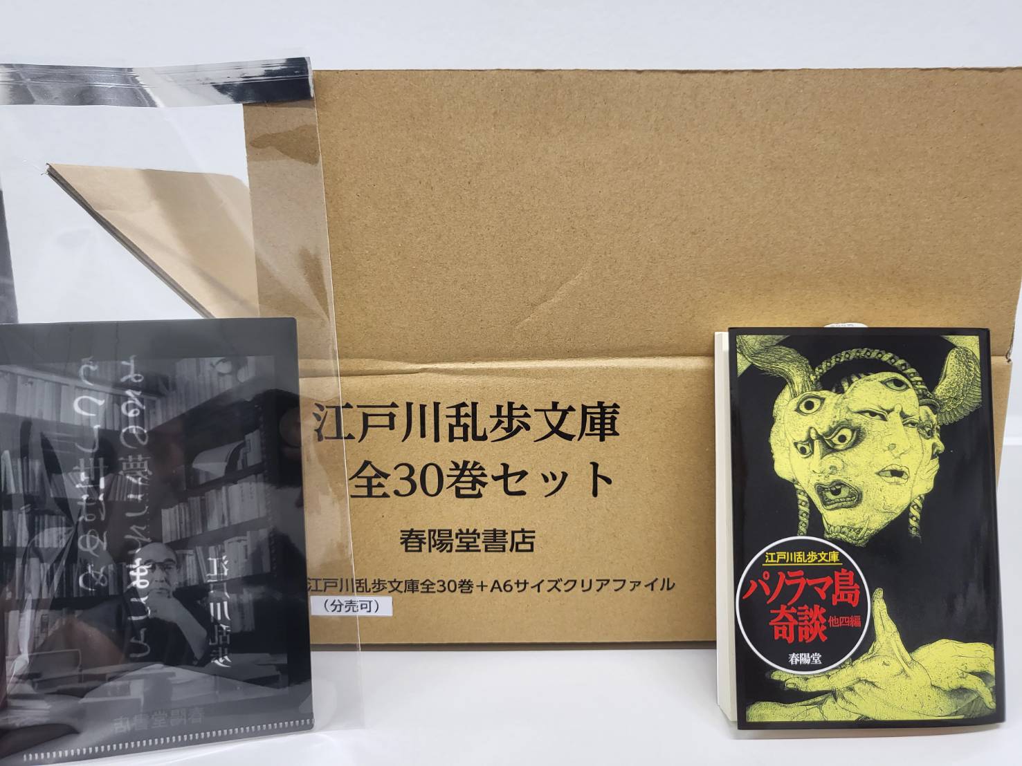 江戸川乱歩文庫全30巻セット ◎A6サイズクリアファイル付き◎』 江戸川