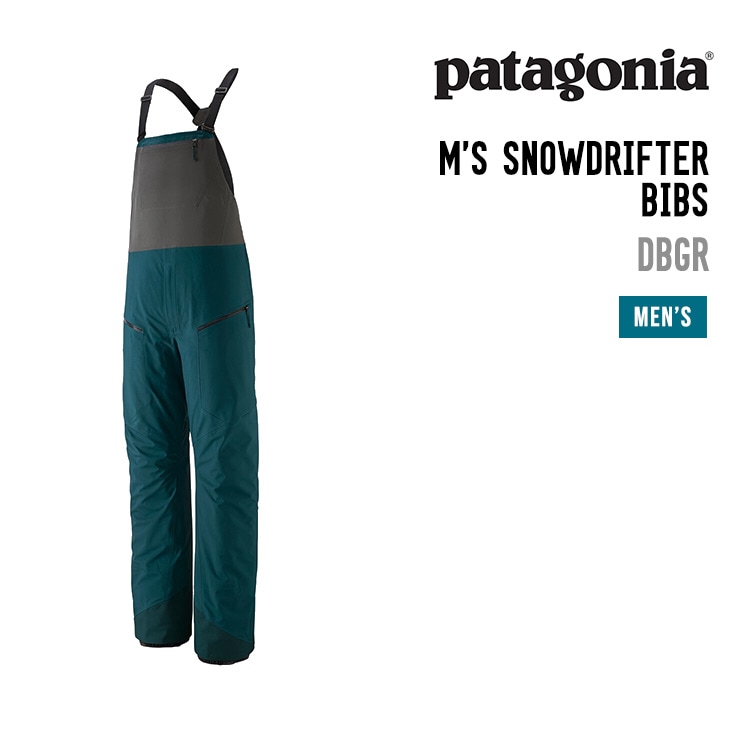 PATAGONIA M'S SNOWDRIFTER BIBS | SIDECAR ONLINE SHOP