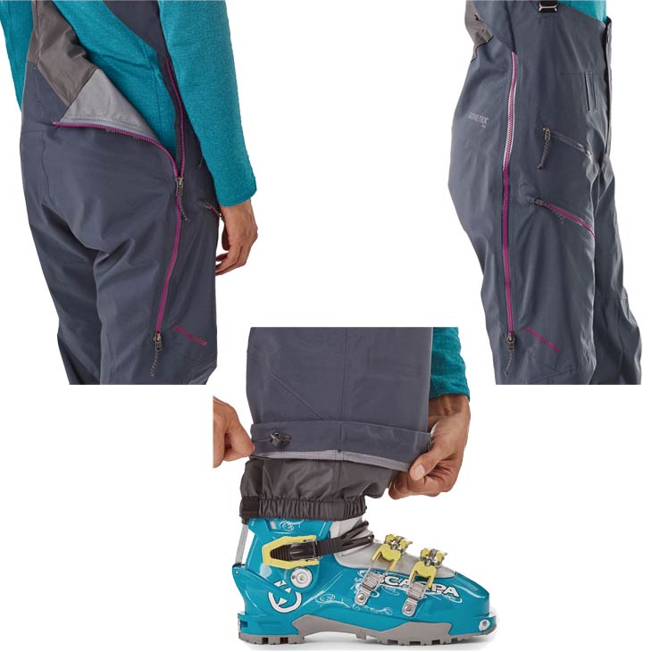 PATAGONIA W'S POWSLAYER BIBS | SIDECAR ONLINE SHOP