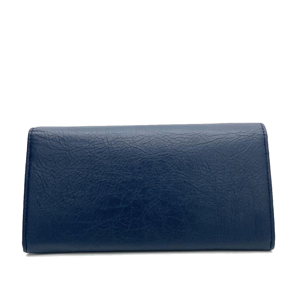 BALENCIAGA バレンシアガ 二つ折り長財布 クラシックマネー レザー