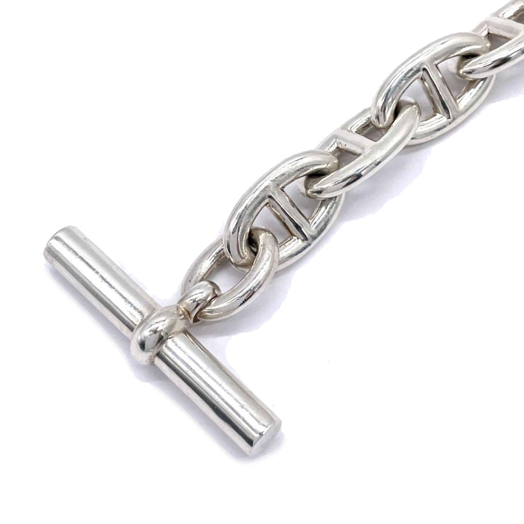 HERMES エルメス ブレスレット シェーヌダンクルTGM 12コマ Ag925