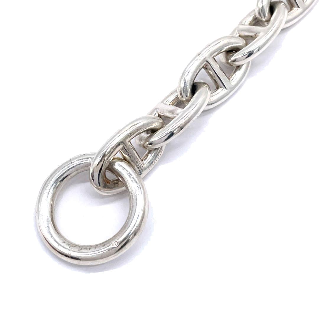 HERMES エルメス ブレスレット シェーヌダンクルTGM 12コマ Ag925