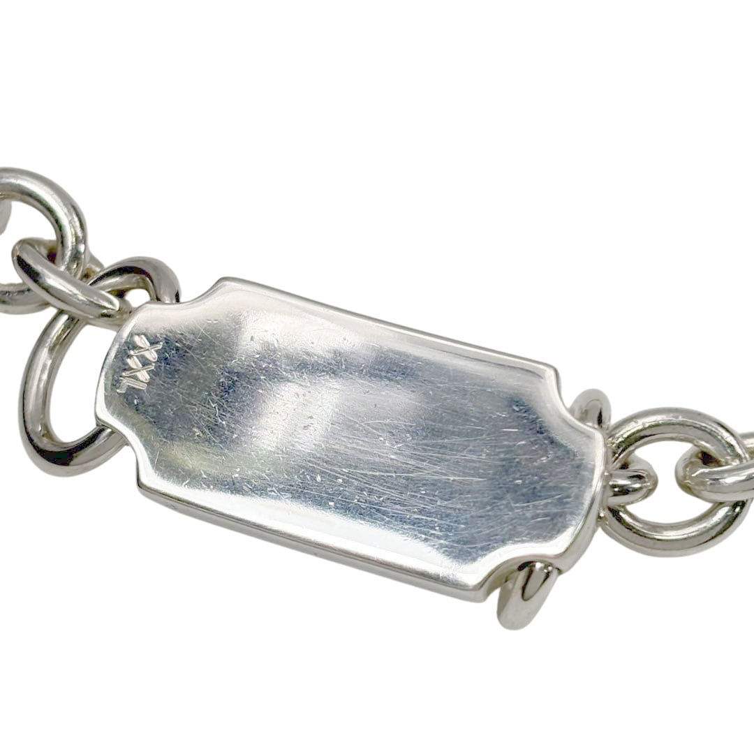 GUCCI グッチ チョーカー ネックレス ロゴプレート XXL 925 シルバー