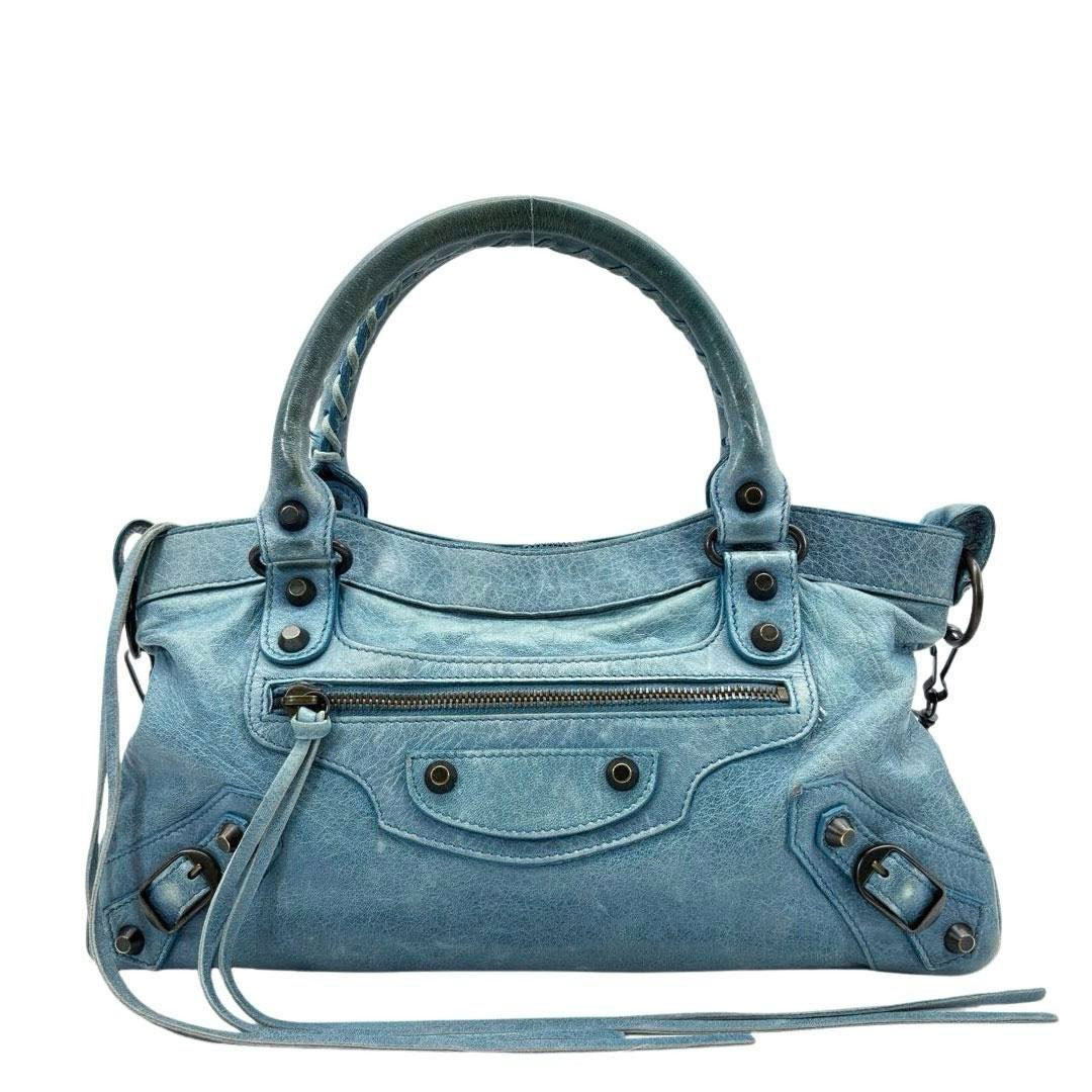 BALENCIAGA バレンシアガ ザ・ファースト 2WAYハンドバッグ レザー