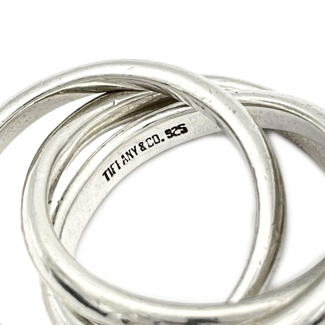 TIFFANY ティファニー 3連リング 指輪 トリニティ 925 シルバー