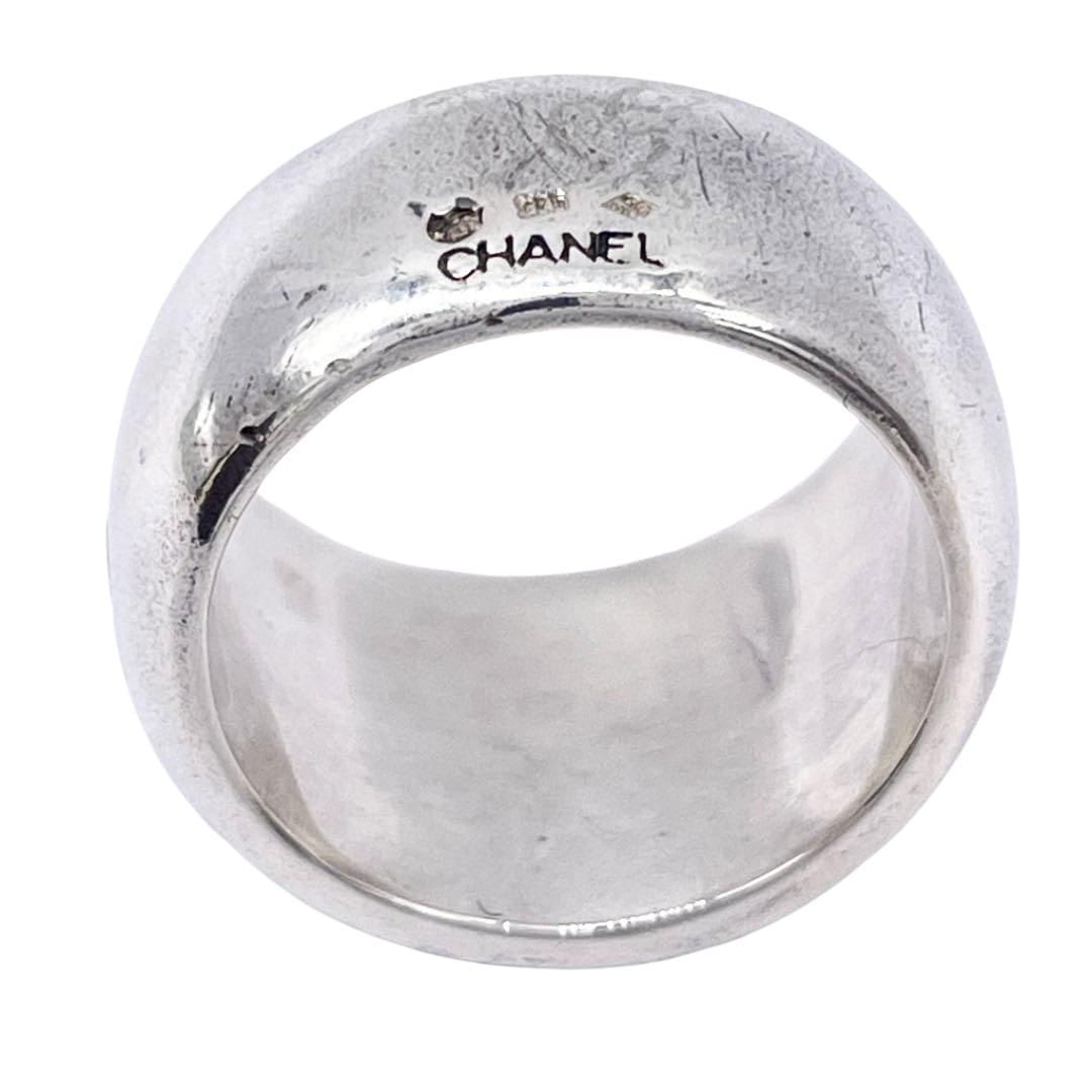 CHANEL シャネル リング 指輪 ロゴ SV925 シルバー ヴィンテージ 約13