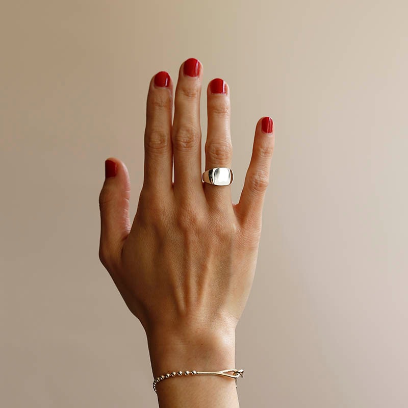 Signet Ring - Silver（シグネットリング - シルバー） SYMPATHY OF