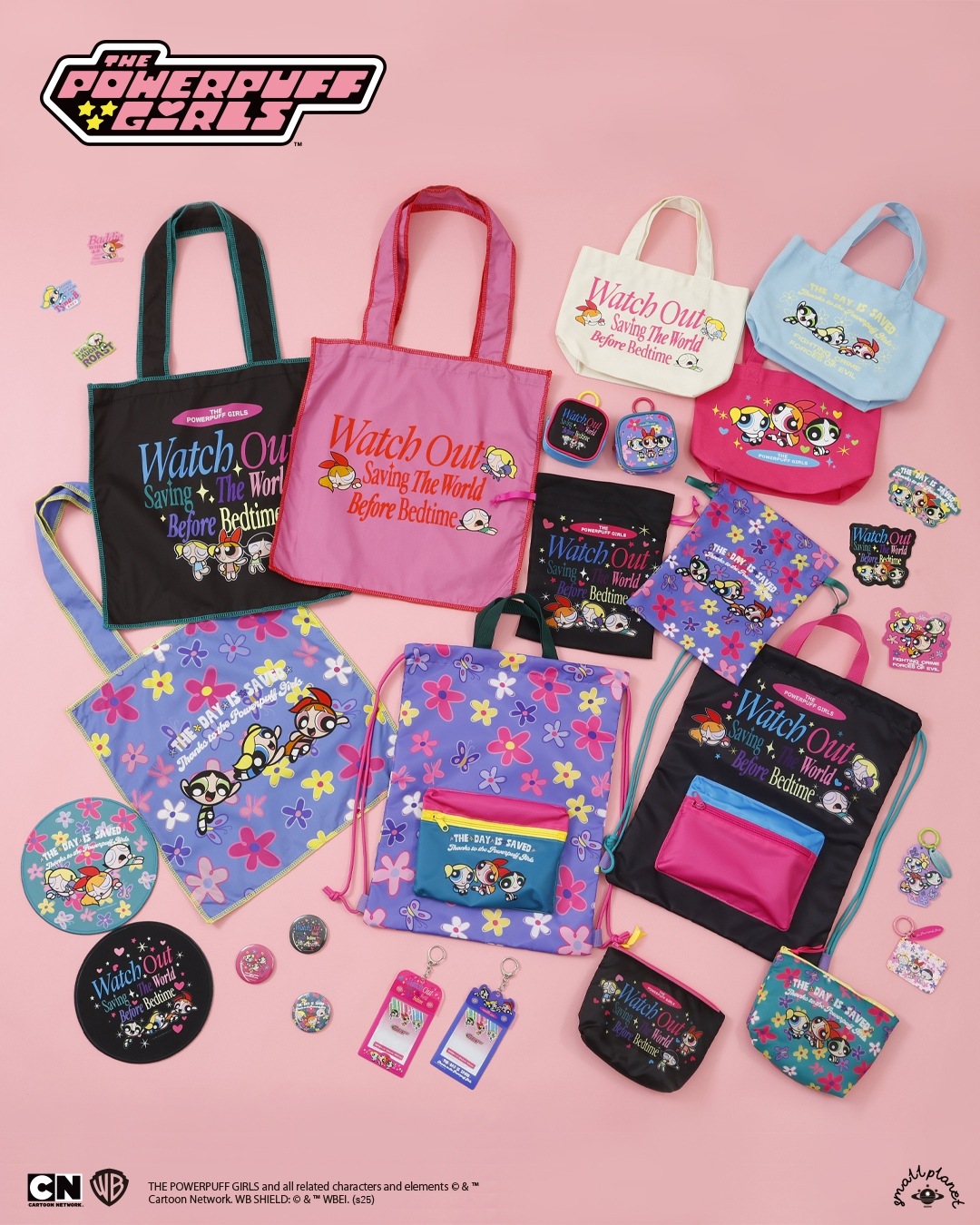 公式] メーカー直営 パワーパフガールズ チェキホルダー ピンク