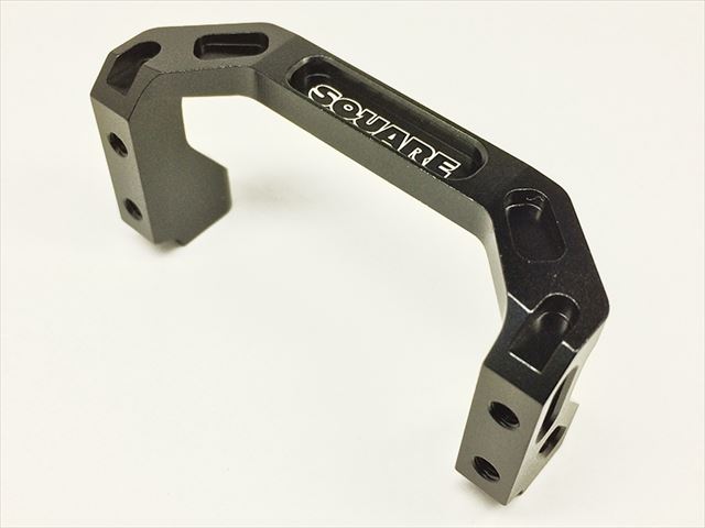 一体型アルミサーボステー(ブラック) タミヤGF-01用 All-in-one