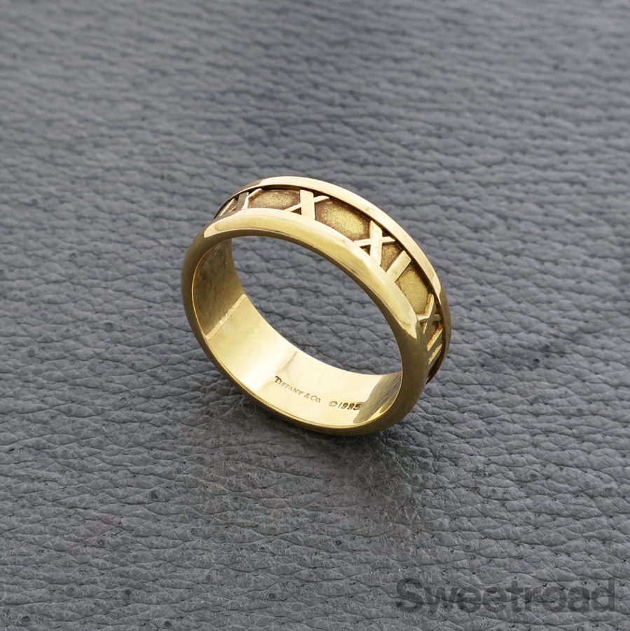 ティファニー アトラスリング 18号 18KYG | スイートロード-Sweetroad