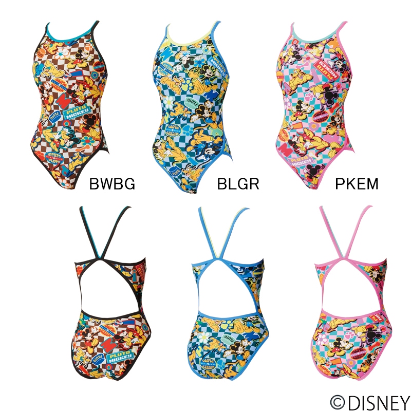 アリーナ(ARENA) 女児用 練習用水着 ディズニー タフスーツ