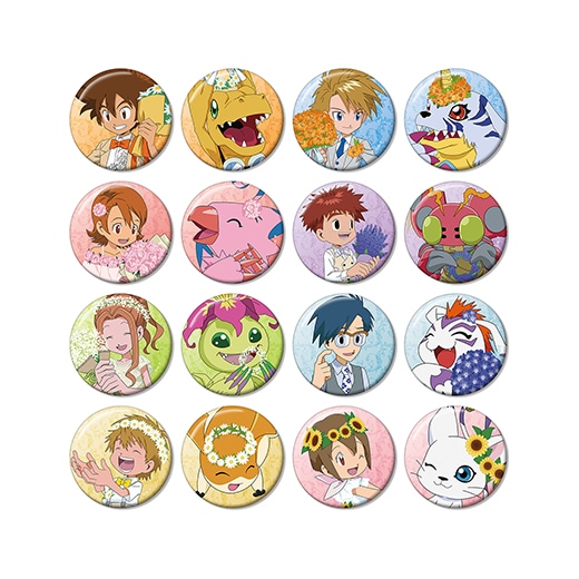 デジモンアドベンチャー』トレーディング缶バッジ 描き下ろし 25th