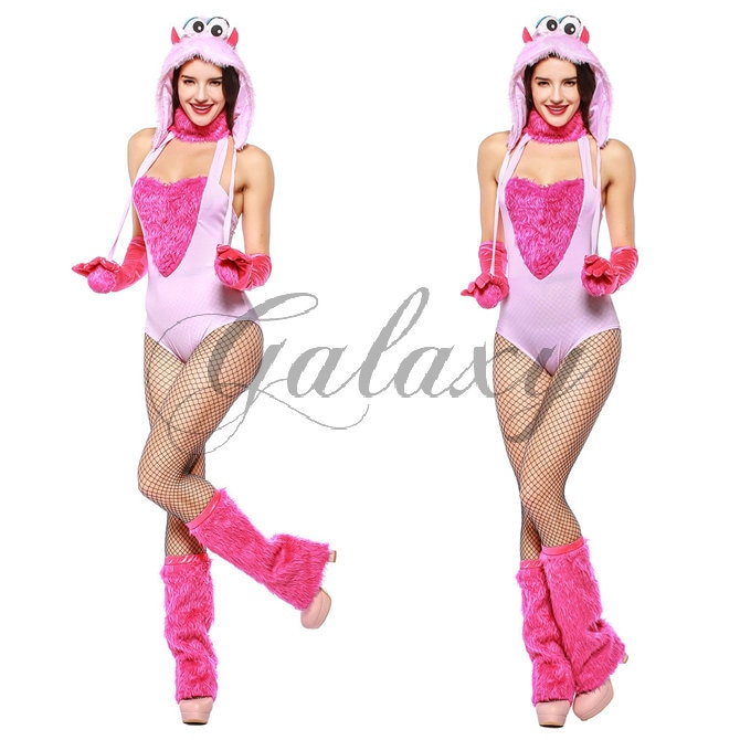 ハロウィン モンスター モコモコ ふわふわ アニマル ピンク セクシー