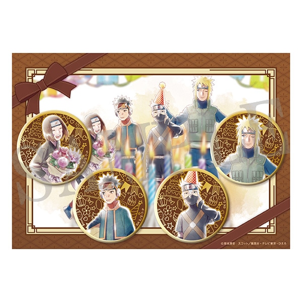 NARUTO-ナルト- 疾風伝 メタルバッジセット 縁シリーズ KAKASHI2023