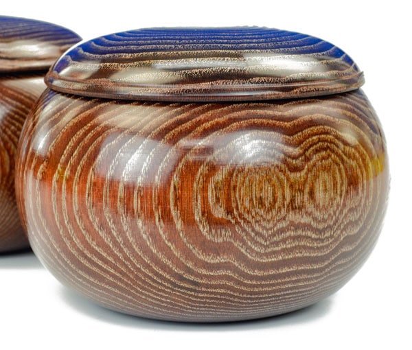 囲碁 木製碁笥 栗 大 ※蛤碁石30号まで収納可能 | 碁笥・碁笥箱・碁笥袋