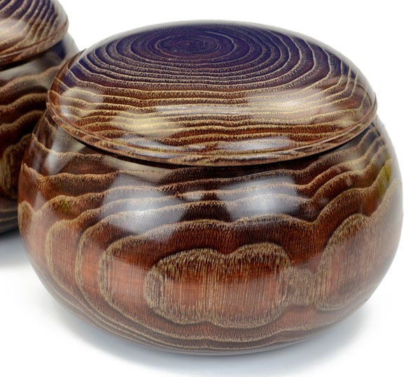 囲碁 木製碁笥 栗 超々特大 ※蛤碁石45号まで収納可能 | 碁笥・碁笥箱