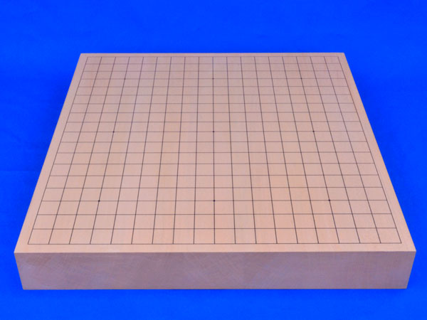 囲碁セット 新桂2寸ハギ卓上碁盤セット(ガラス碁石梅・プラ銘木大