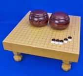 足付碁盤セット | 将棋盤碁盤駒碁石等販売の大阪の将棋囲碁専門店将碁屋