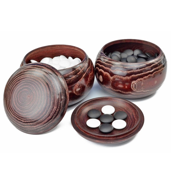 蛤碁石 25号 実用(厚み7.0mm)（木製栗碁笥大付き） | 蛤碁石,蛤碁石