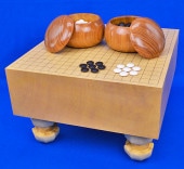 足付碁盤セット | 将棋盤碁盤駒碁石等販売の大阪の将棋囲碁専門店将碁屋