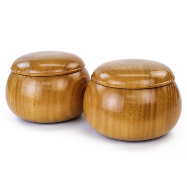 囲碁 高級木製碁笥 本桑 特大 ※熟練職人が造る高級碁笥の定番の煌