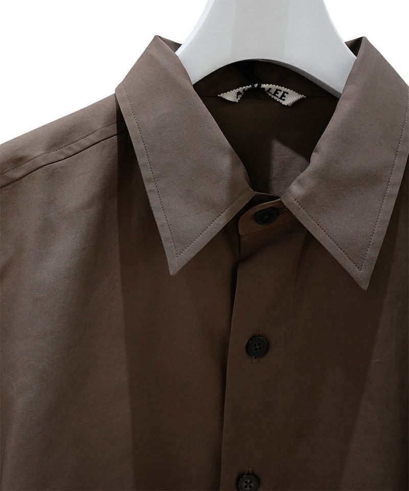 AURALEE＞WASHED FINX TWILL BIG SHIRT | MAKES ONLINE STORE