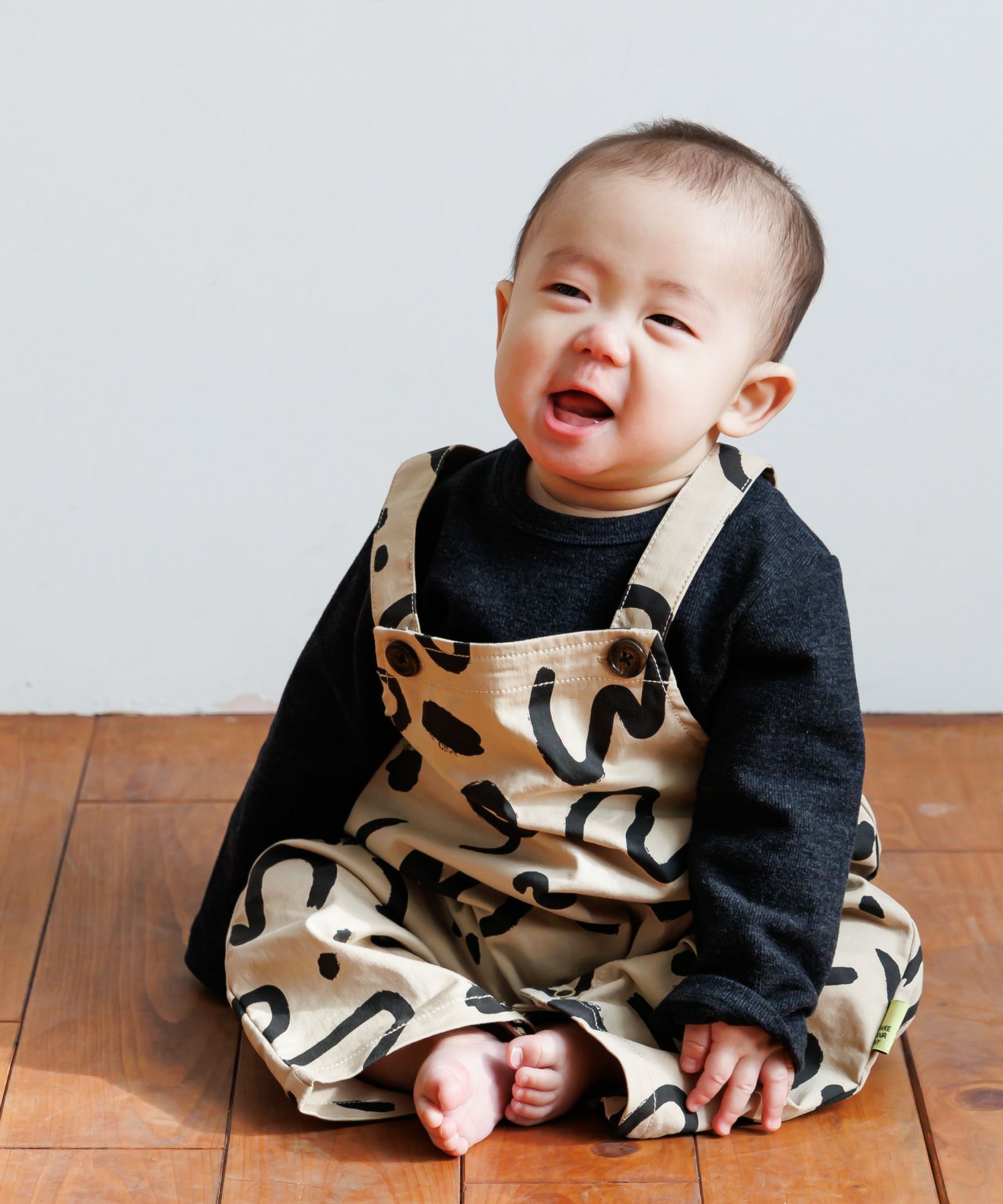 総柄ベビーオーバーオール | MAKE YOUR DAY
