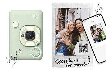 チェキ” INSTAX mini LiPlay マッチャグリーン | フジフイルムモール