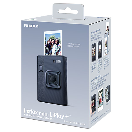 チェキ” instax mini LiPlay＋ ミッドナイトブルー | フジフイルムモール