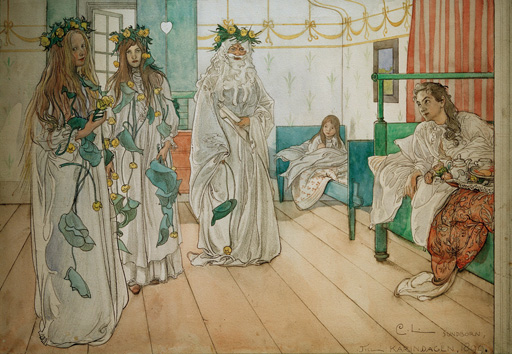 Naming day gratulations | カール・ラーション Carl Larsson | 絵画