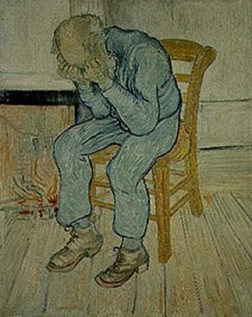 悲しむ老人（永遠の門にて) On the Threshold of Eternity (Old Man in