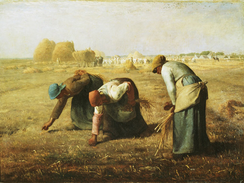 落穂拾い The Gleaners (Les Glaneuses). 1857 | ジャン＝フランソワ