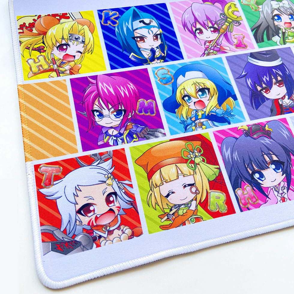 戦国乙女 イニシャルイラストマルチマット | キュイン萌ーる