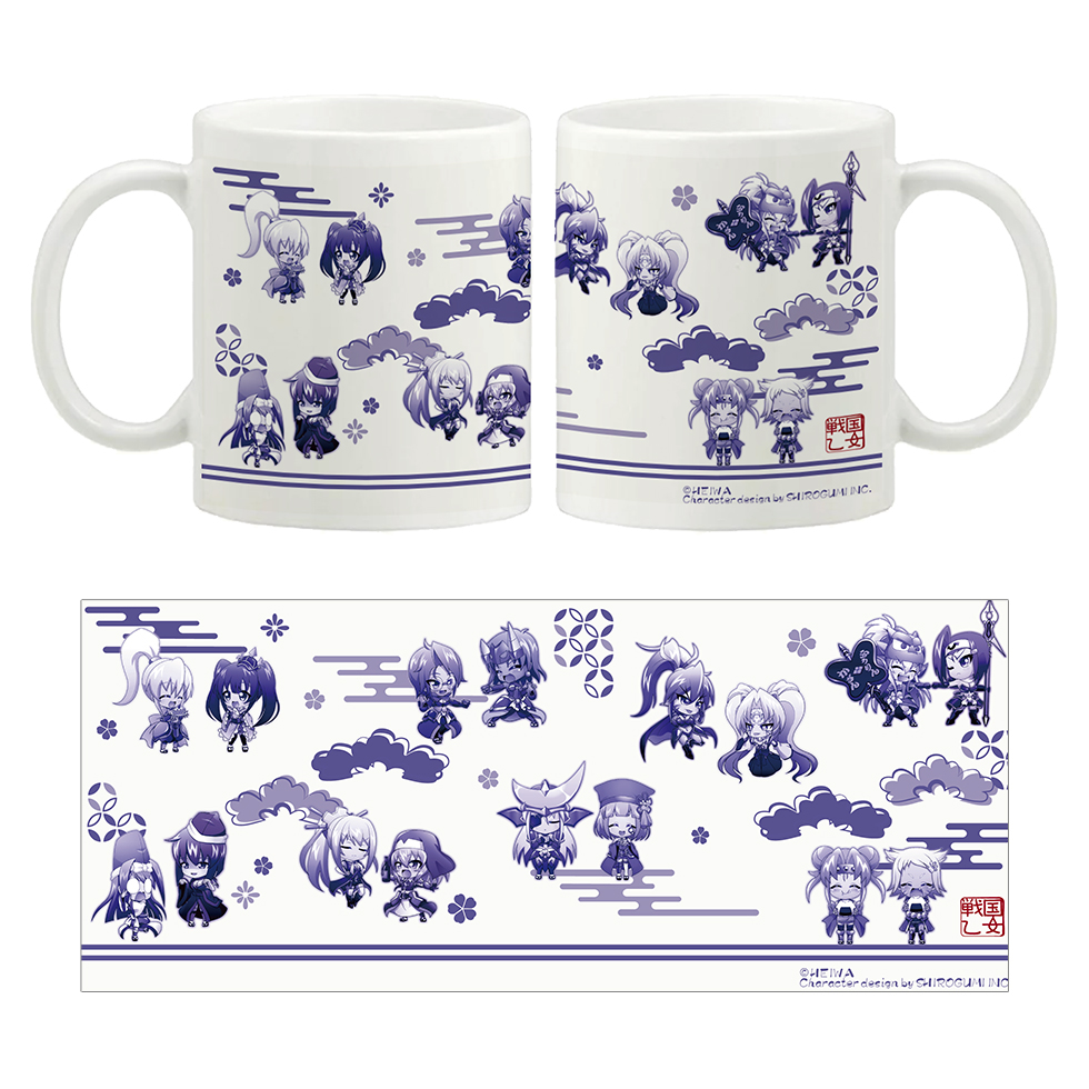 戦国乙女 マグカップ【ちびキャラ】 | キュイン萌ーる