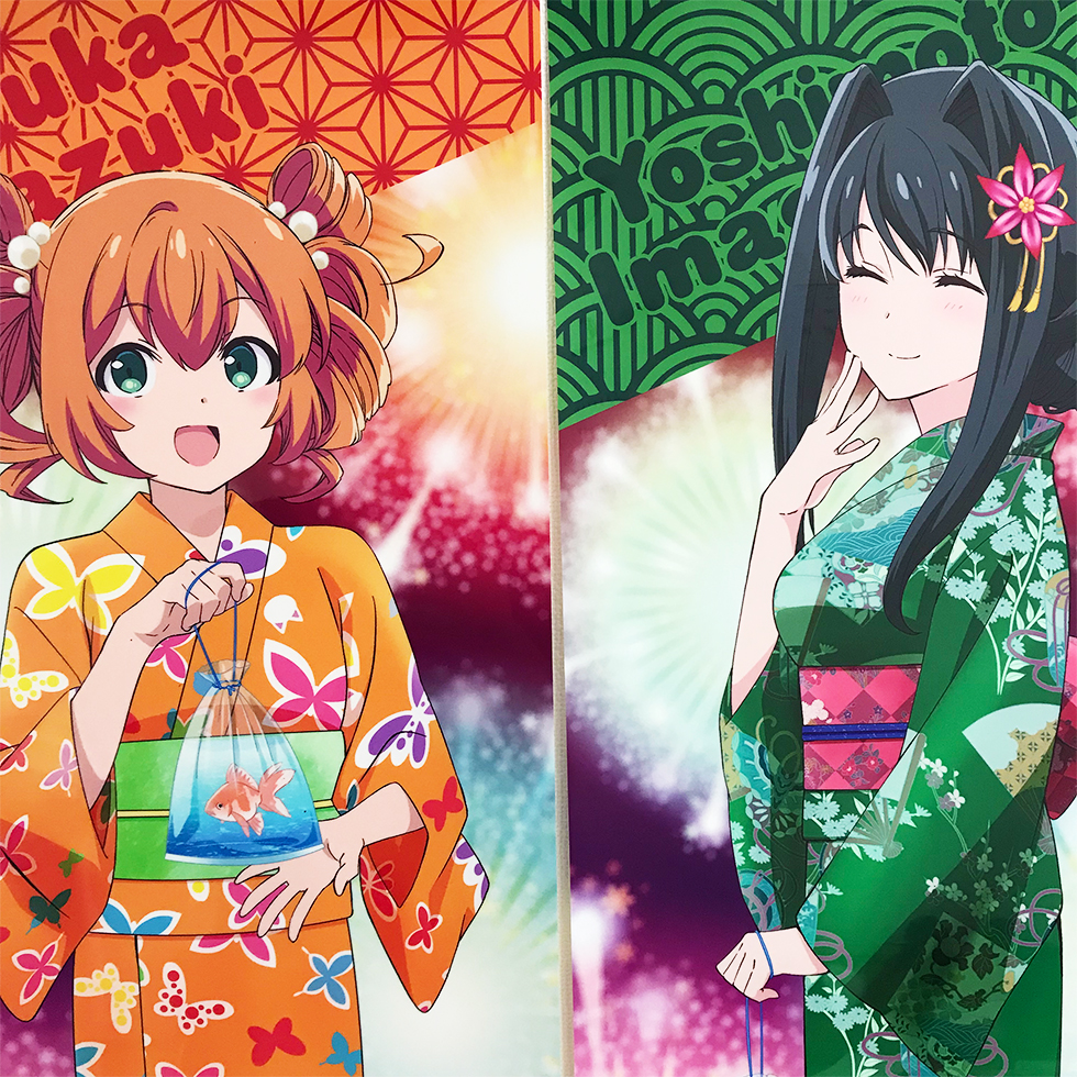 ツインエンジェル」×「戦国乙女」コラボ第二弾 クリアポスター2枚