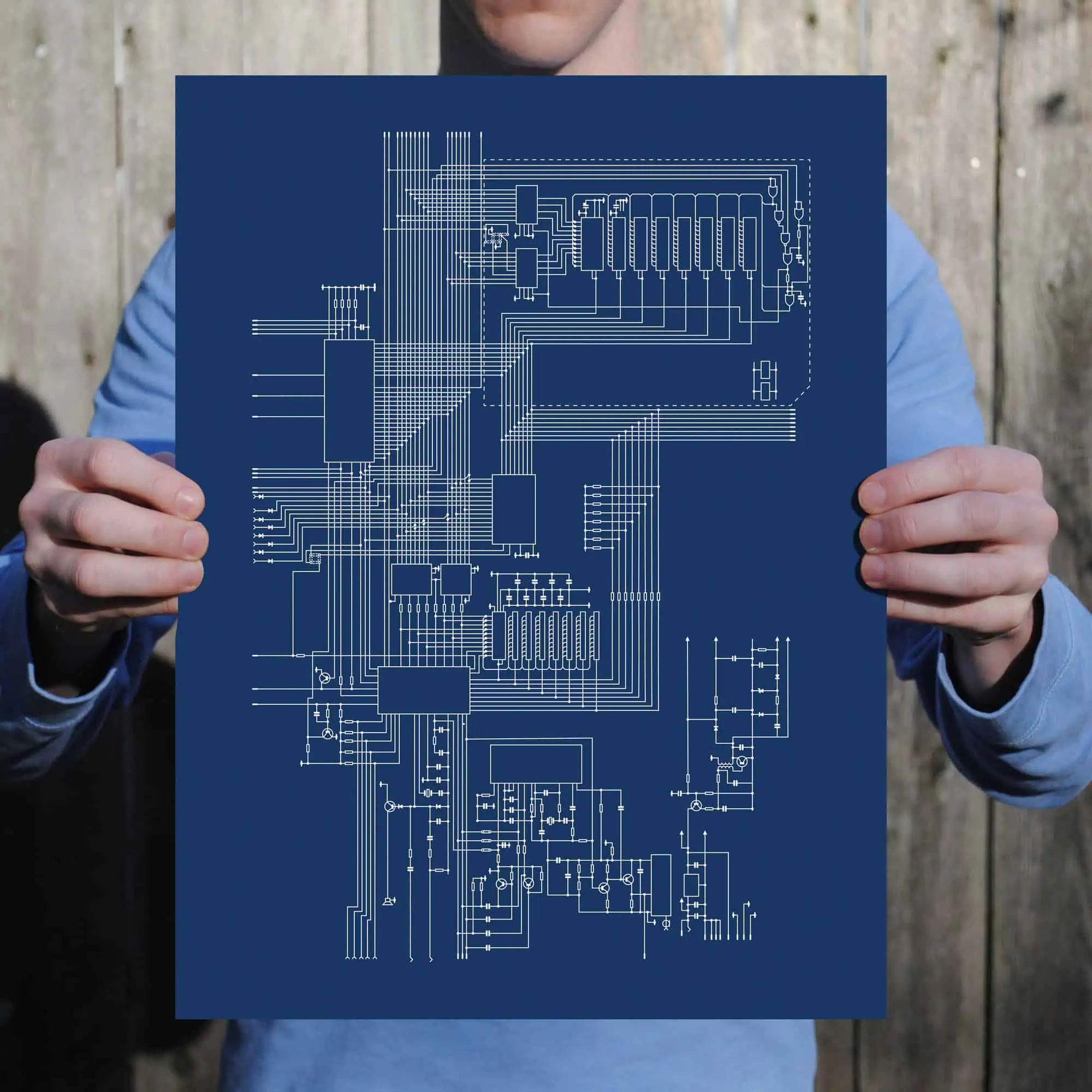 Zx Spectrum Computer Schematic by City Prints - The Map Shop